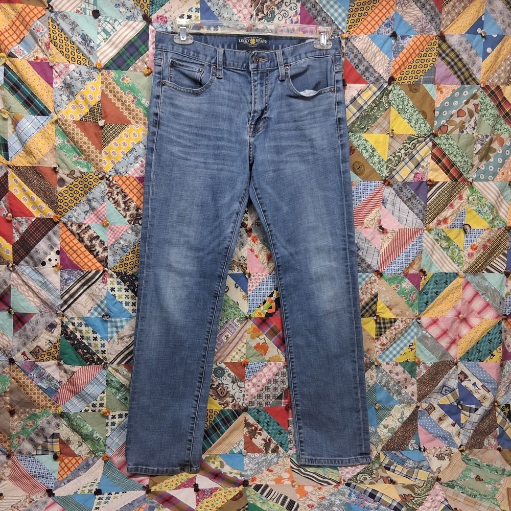 Lucky Brand 221 Original Straight Blue Jeans Mens Size 31x30 Casual Pants